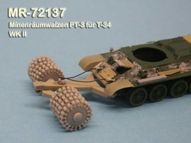 Soviet PT-3 mine roller conv Soviet PT-3 mine roller conv