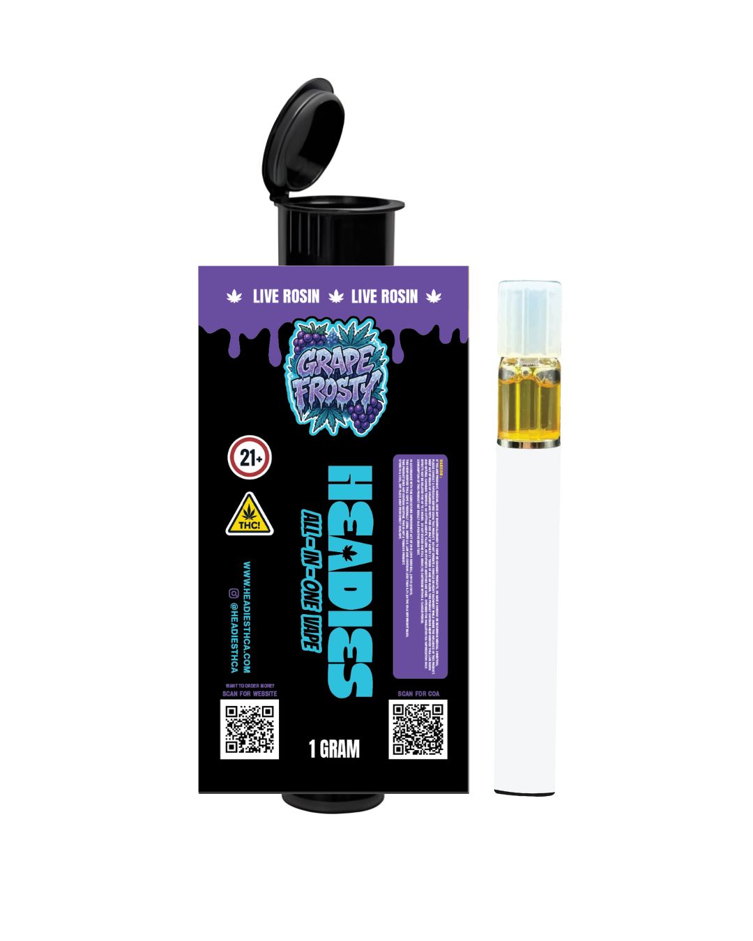 Grape Frosty All-In-One Disposable Vaporizer