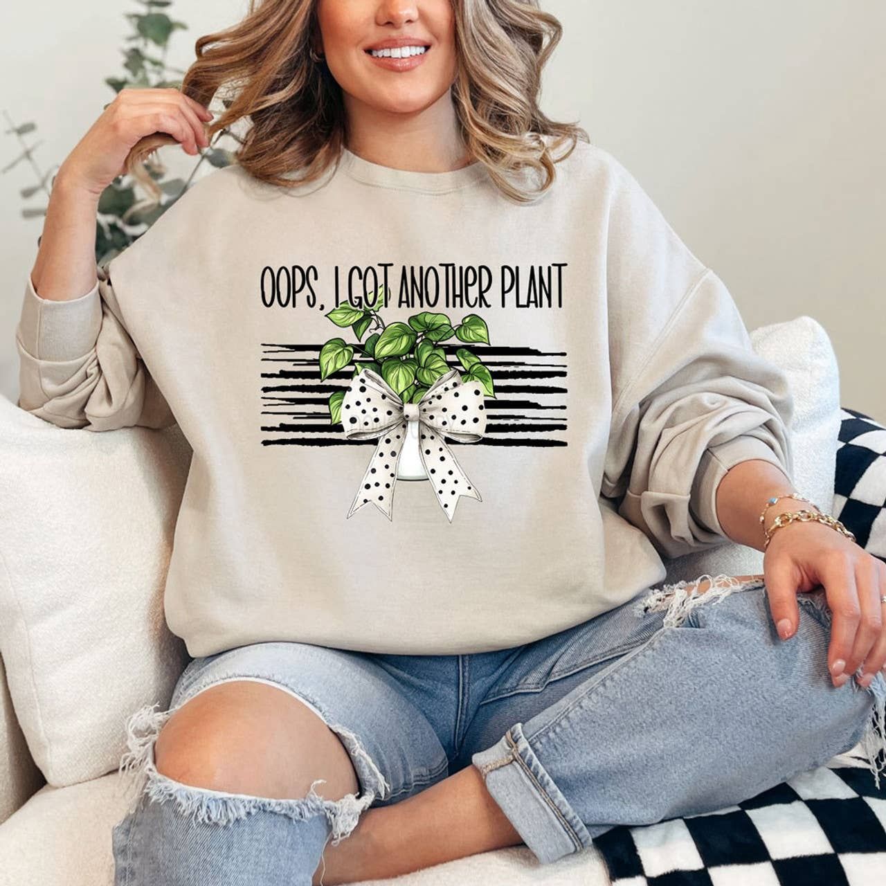 Oops I got another plant polka dot now shirt