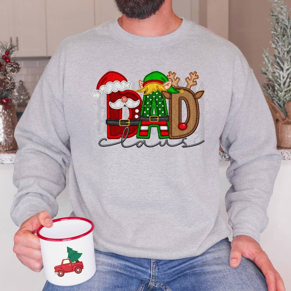 Dad Claus Patch Sweatshirt