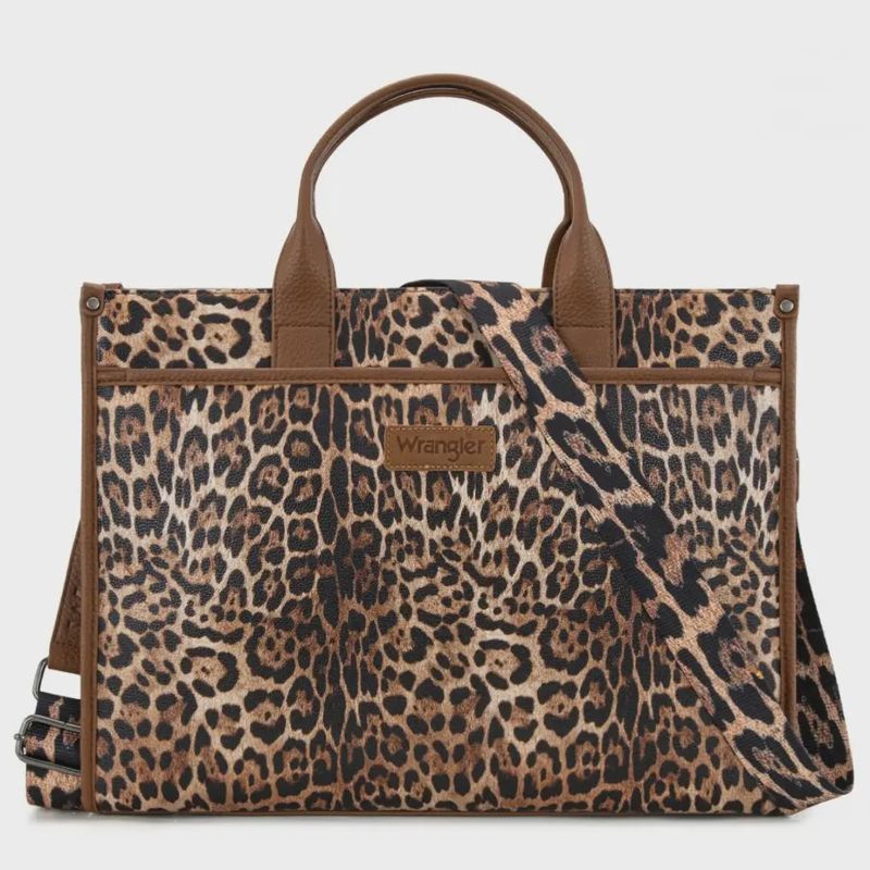 Leopard Wrangler Carry-All Large Tote