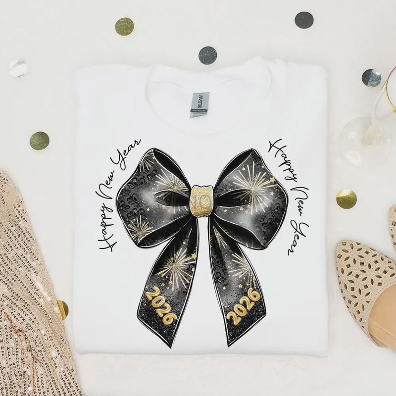 Happy New Year 2020 Coquette Bow shirt