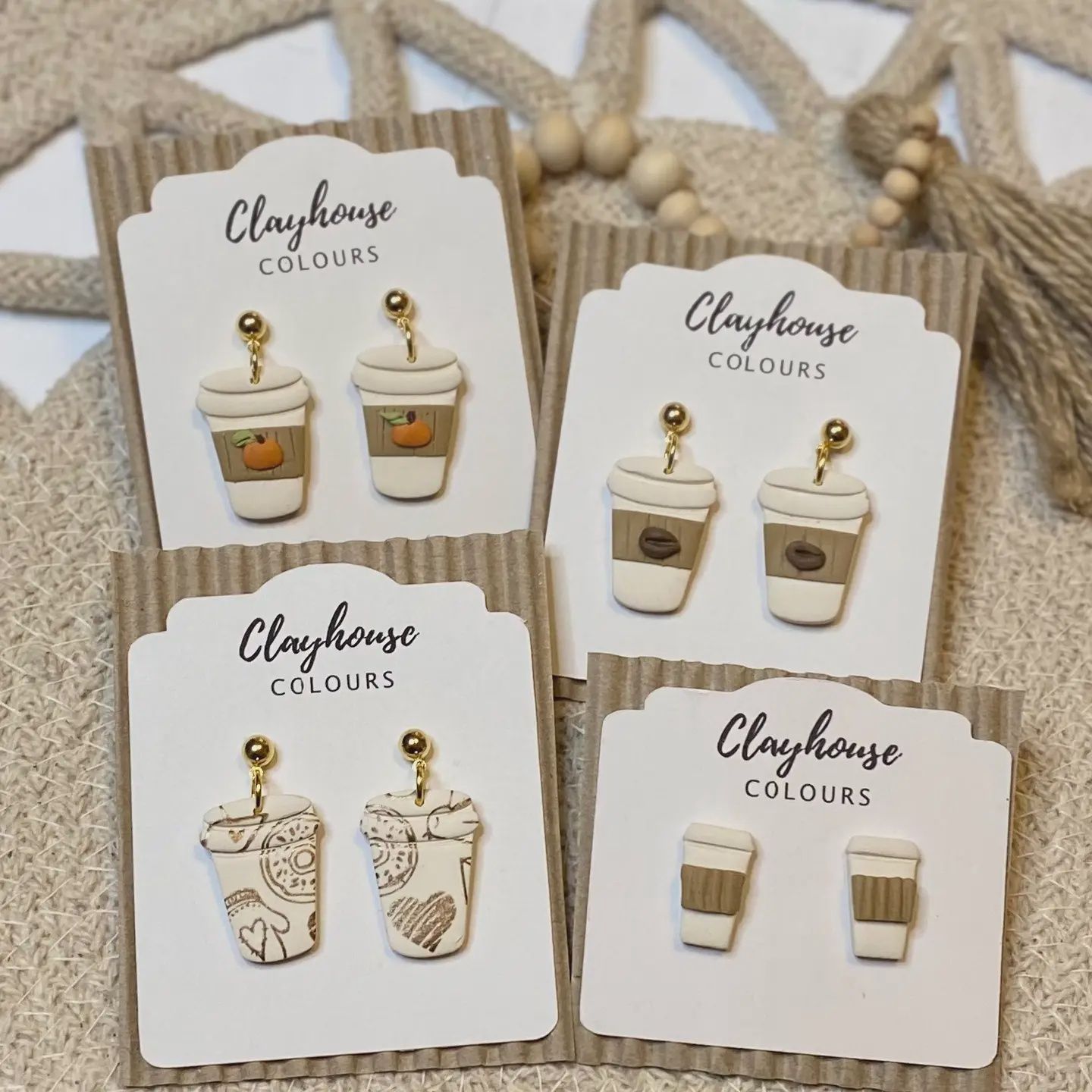 Coffee Cup Earrings