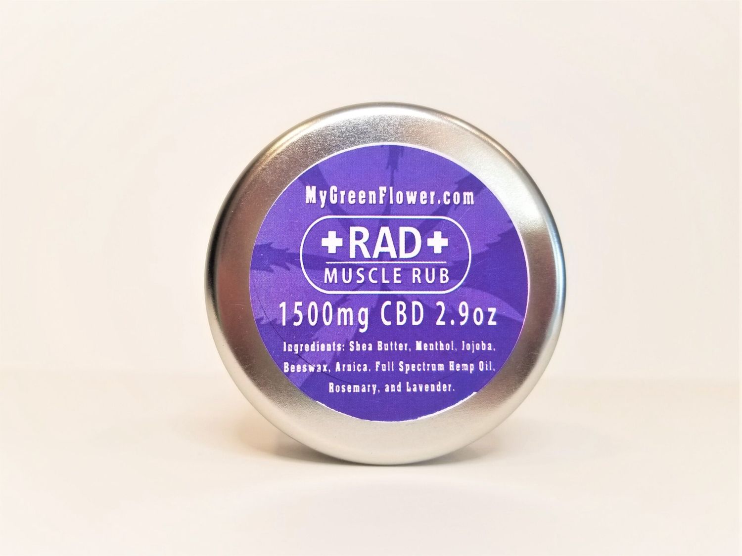 2000 mg Full Spectrum CBD RAD Muscle Rub - 2.9 oz