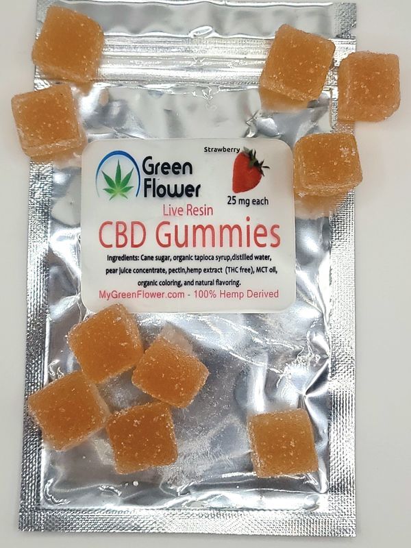 25mg Strawberry CBD Gummies