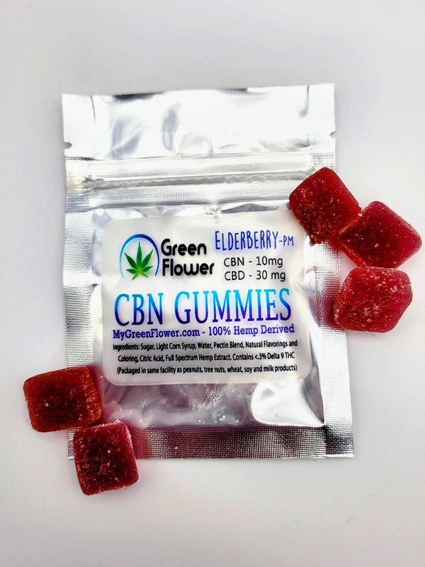 30mg Elderberry - Full Spectrum CBD Gummies w/ CBN