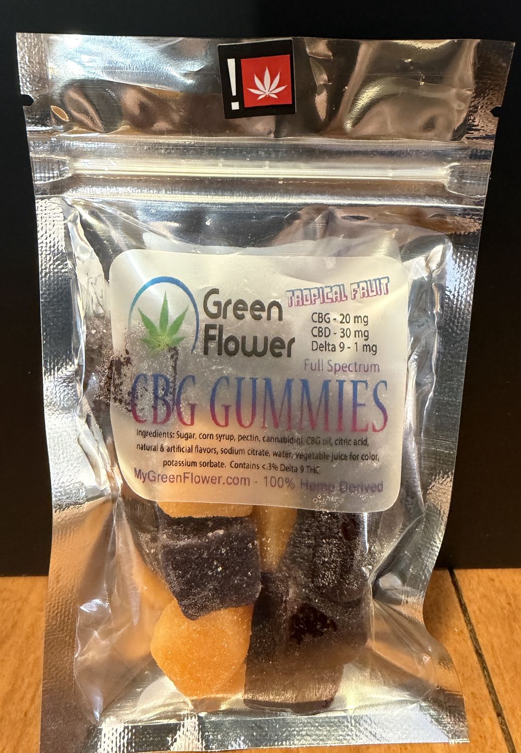 50 Mg - CBG Gummies - Tropical Fruit, Variation: 5 pack