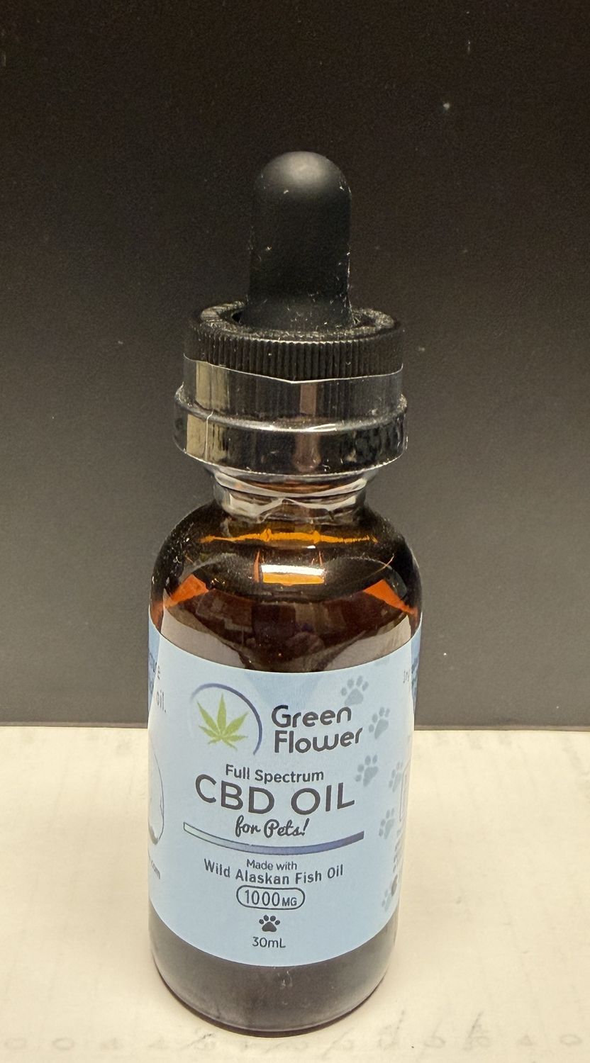 CBD Pet Oil - Full Spectrum -500-1000mg, Variation: 1000 mg - 30 ml bottle
