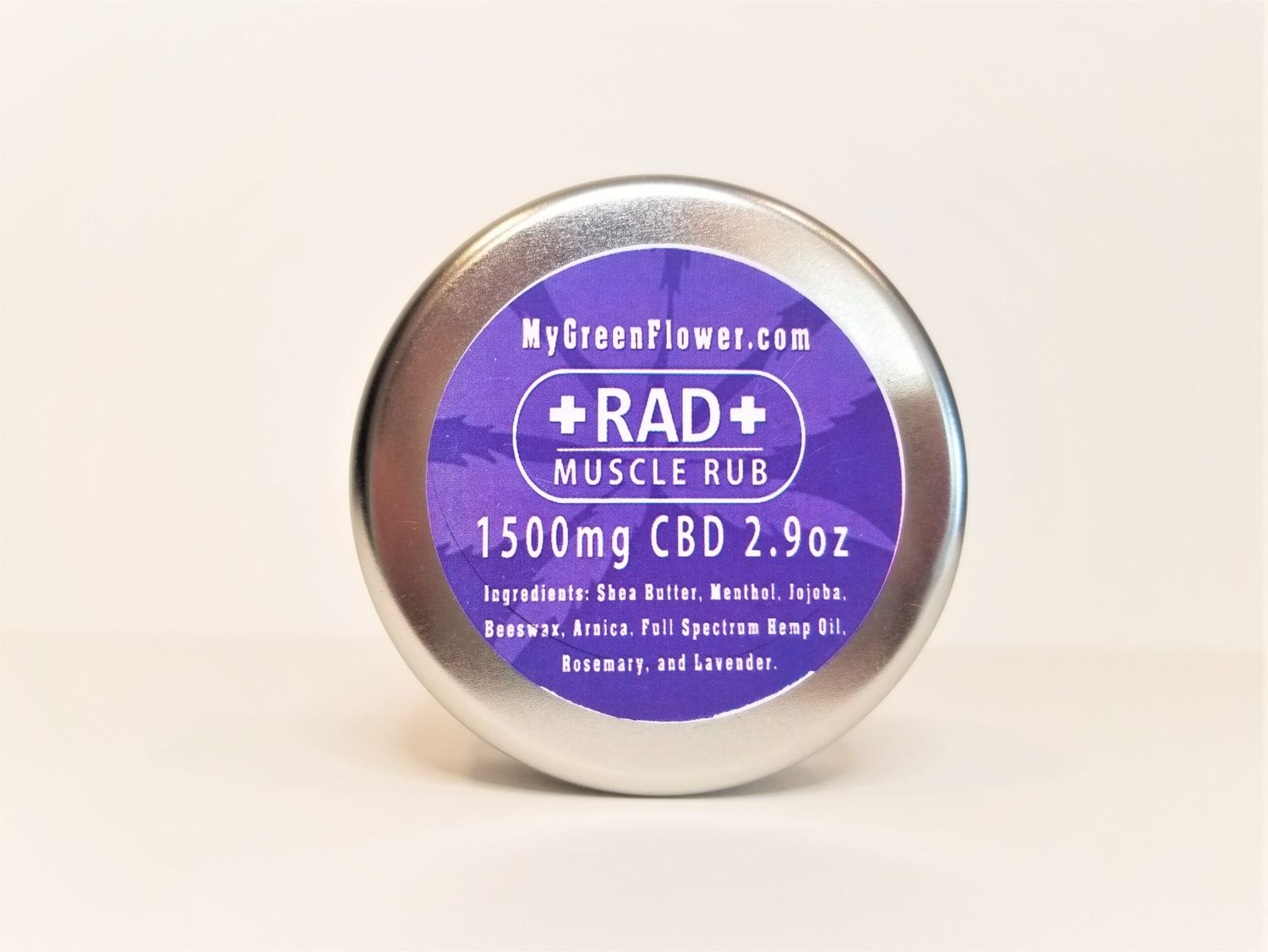 2000 mg Full Spectrum CBD RAD Muscle Rub - 2.9 oz