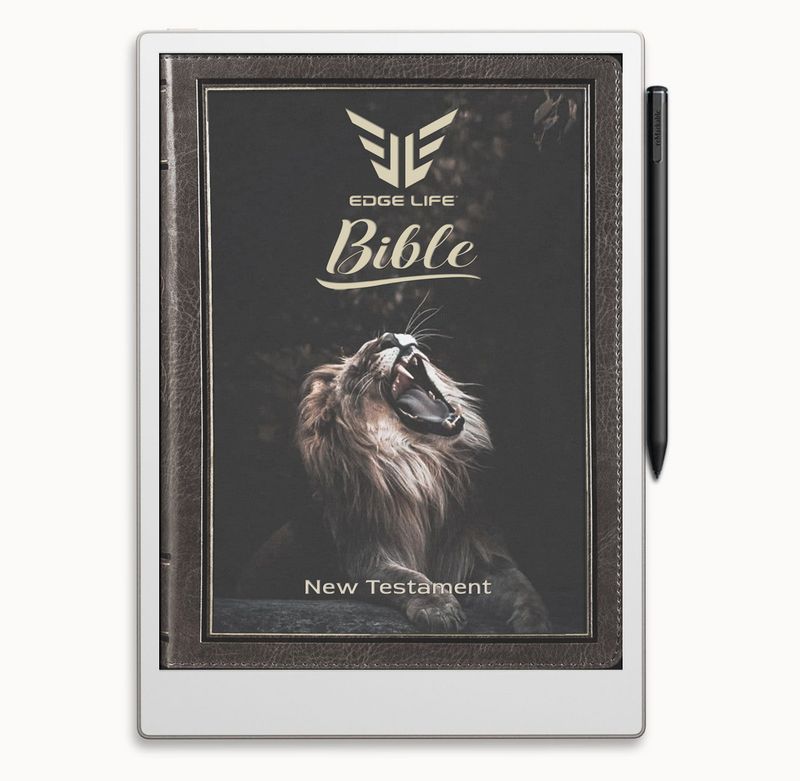 EDGE LIFE BIBLE New Testament - Like NKJV & ESV. PDF. For ReMarkable Paper Pro & ReMarkable 2.