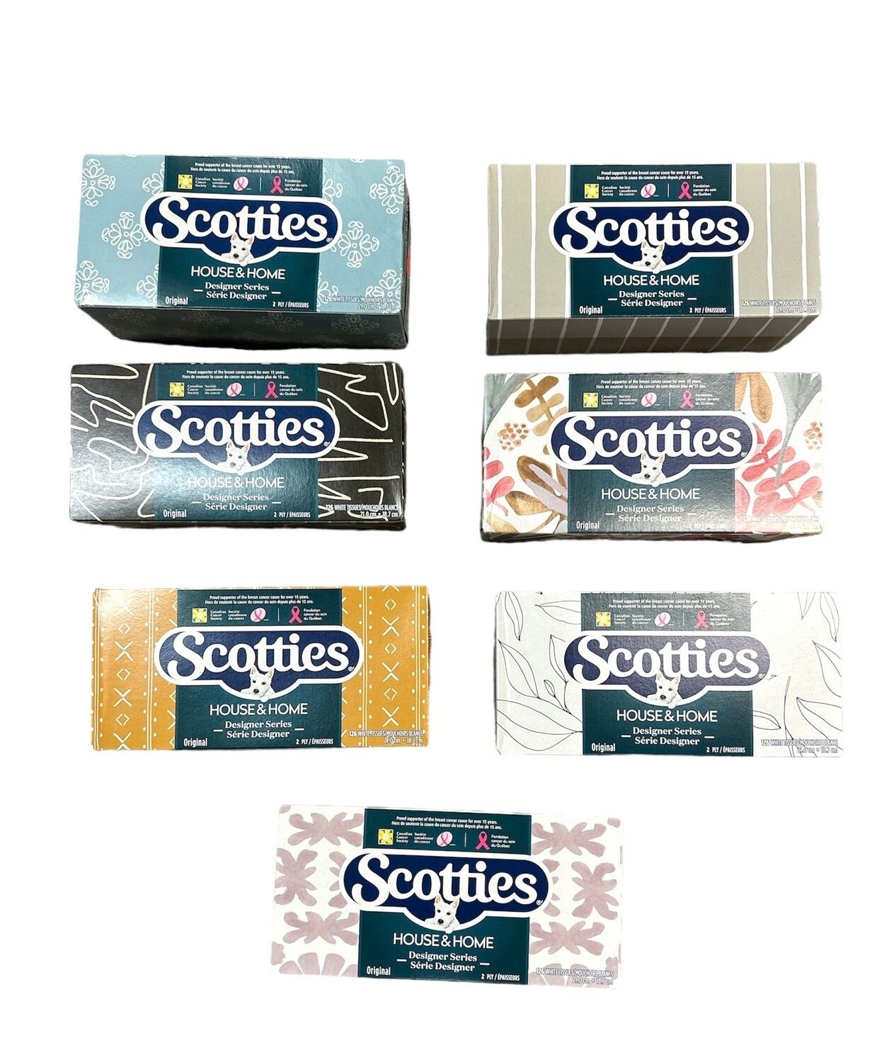 Scotties (2 Ply) (126 White Tissues)