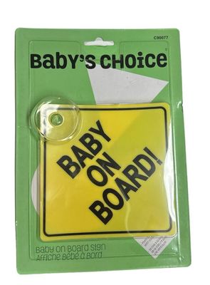 Baby On Board Sign
