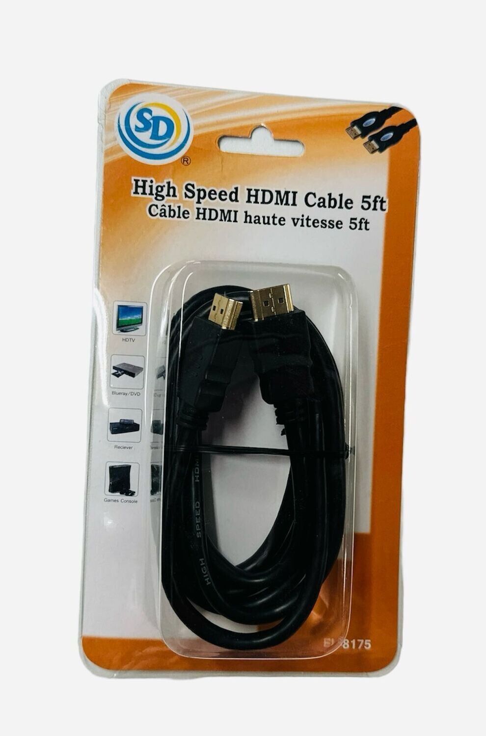 High Speed HDMI Cable 5ft
