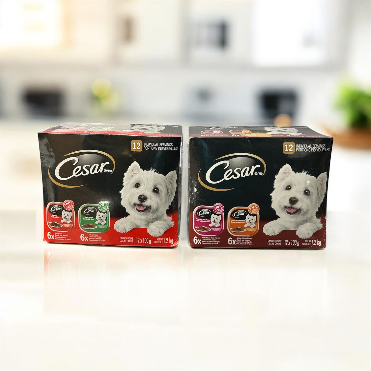 Cesar Adult dogs food (12 in a Pack)