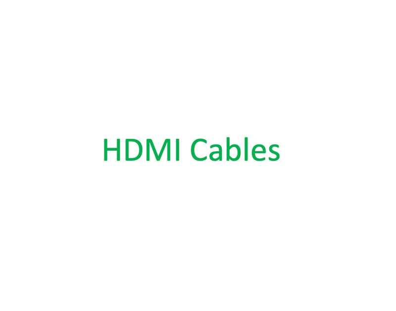 HDMI Cables