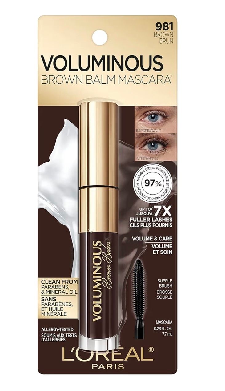 VOLUMINOUS BROWN BALM MASCARA 0.26 FL. OZ. 7.7 mL