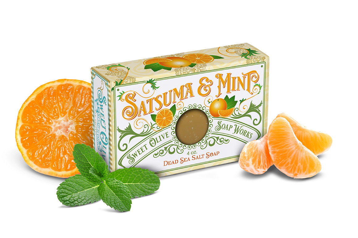 Satsuma & Mint Soap Box