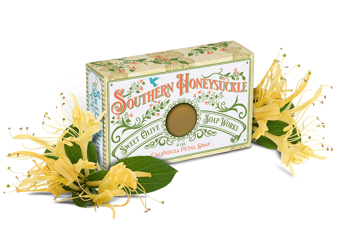 Southern Honeysuckle Calendula Petal Soap