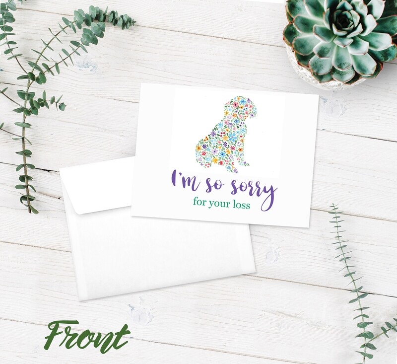 Dog Loss Notecard - 10 pack