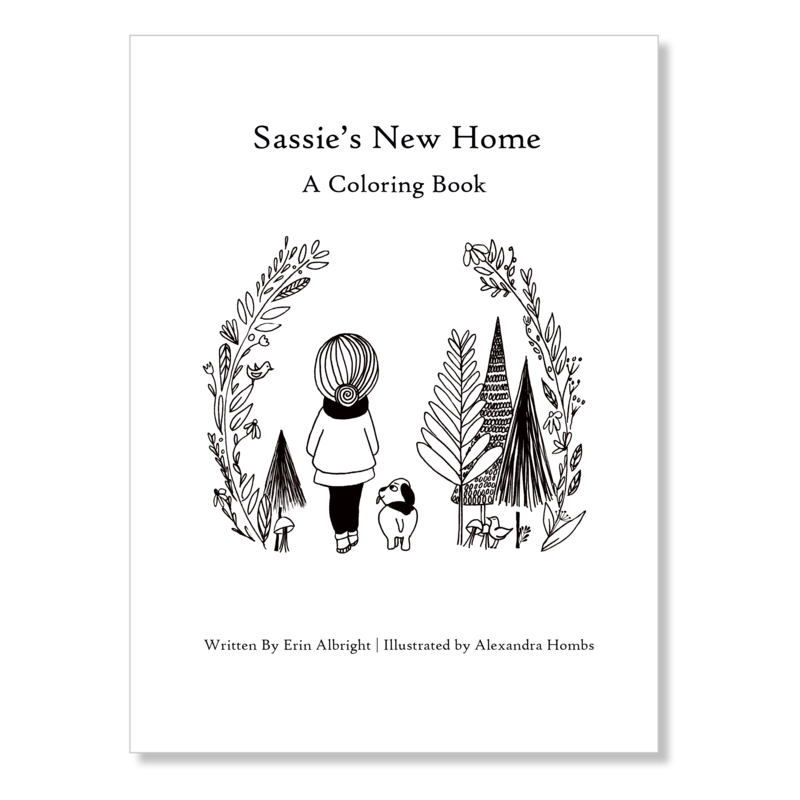 Sassie's New Home — Coloring Book