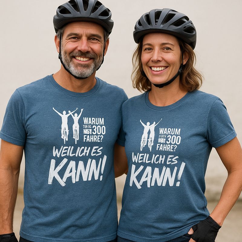 Cooles T-SHIRT unisex - in denimBLUE oder dunkelROT Cooles T-SHIRT unisex - in denimBLUE oder dunkelROT