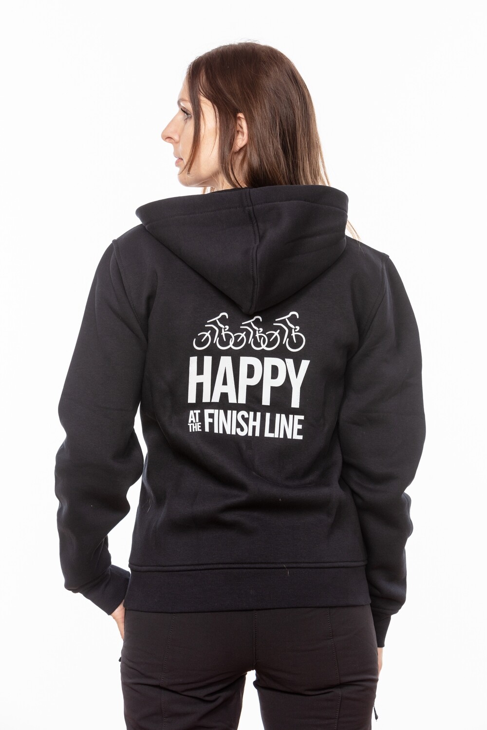 ZIPPER - dunkelblau - HAPPY AT THE FINISH LINE - unisex