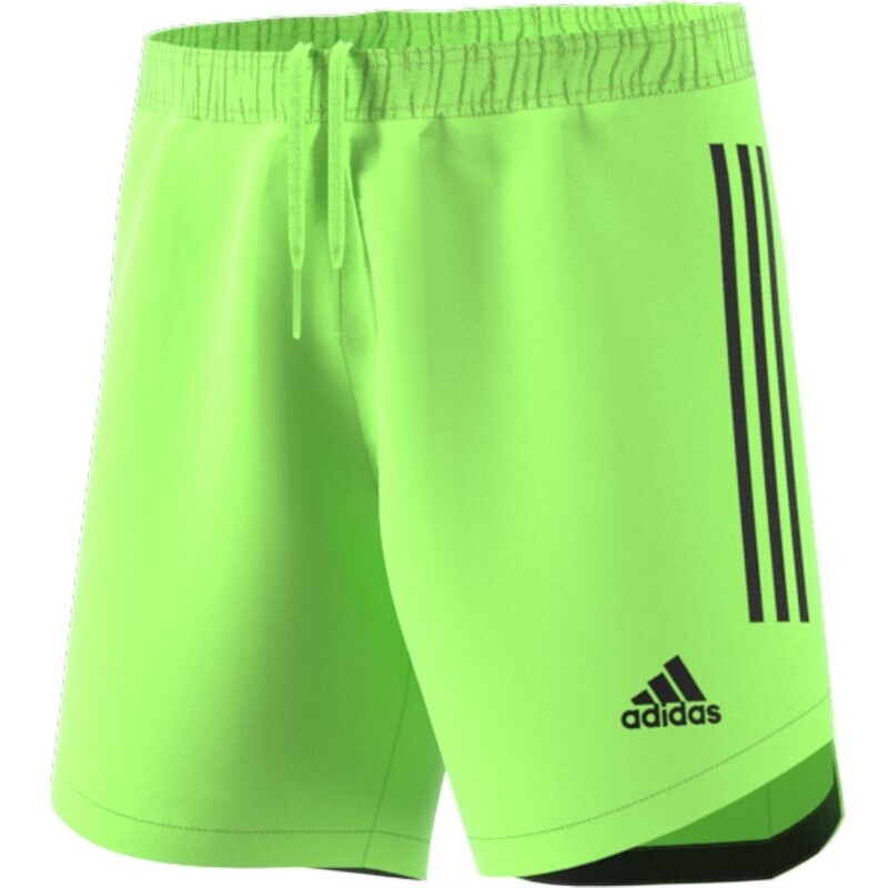 Оригинальные игровые шорты Adidas (ярко-зеленые)