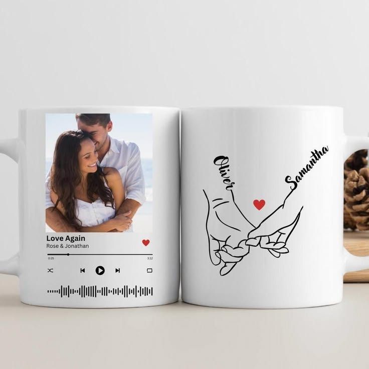 Set de căni personalizate pentru cuplu Set de căni personalizate pentru cuplu