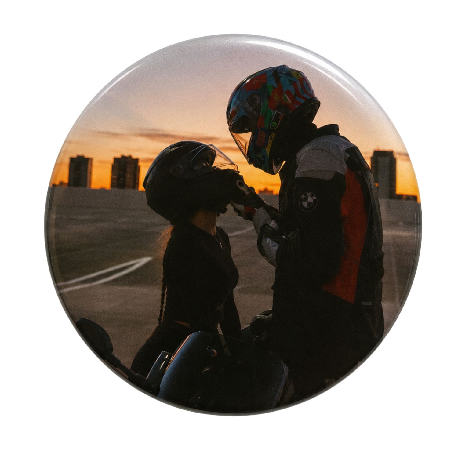 Magnet de frigider personalizat cu fotografie – 6,5 cm