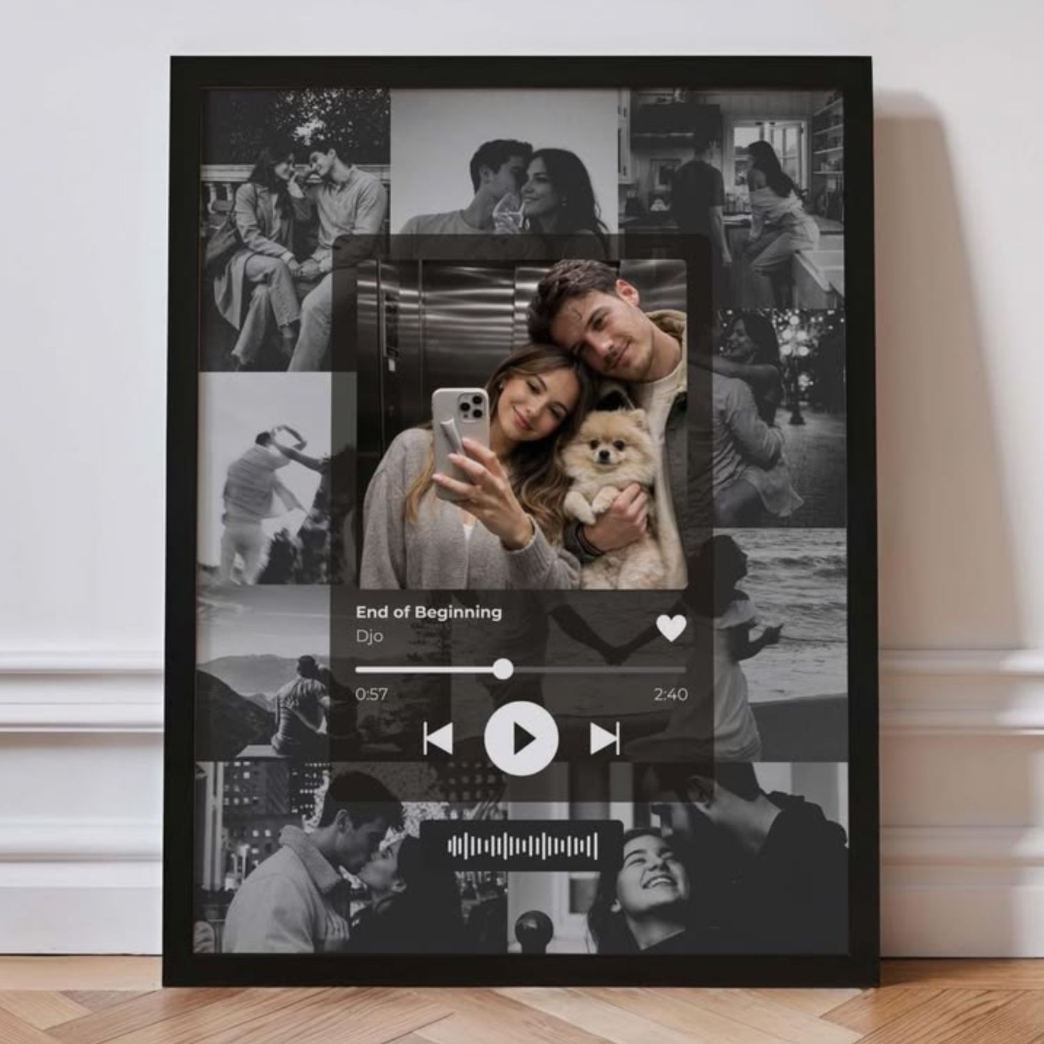Tablou personalizat cu fotografie și mesaj