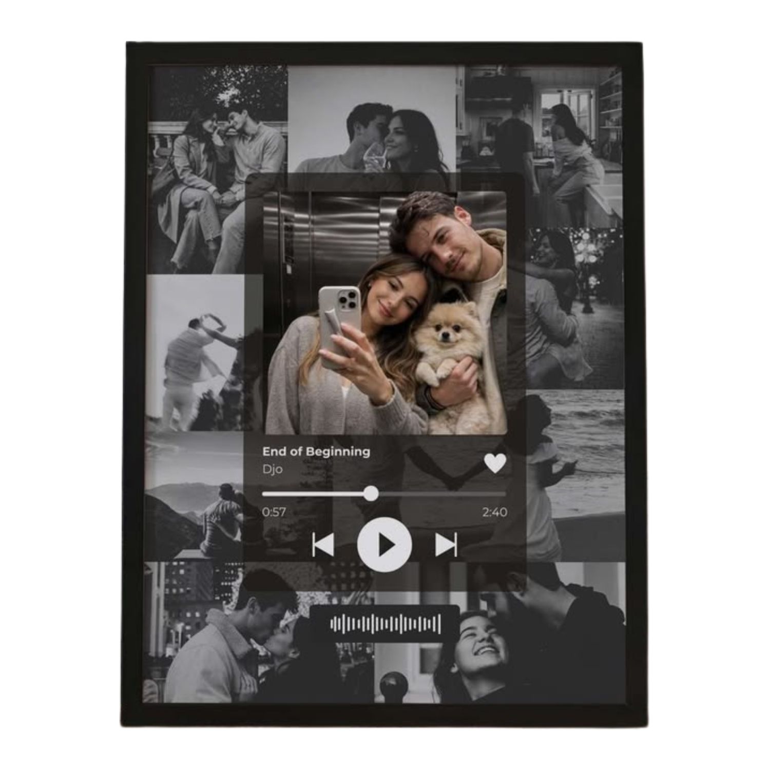 Tablou personalizat cu fotografie și mesaj