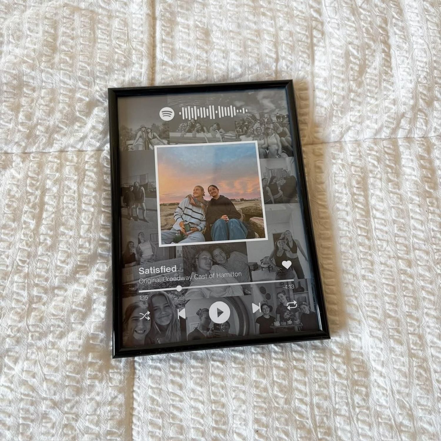 Tablou personalizat cu fotografie și mesaj