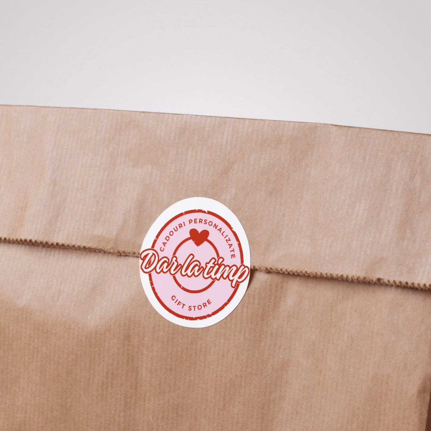 Sticker personalizat rotund