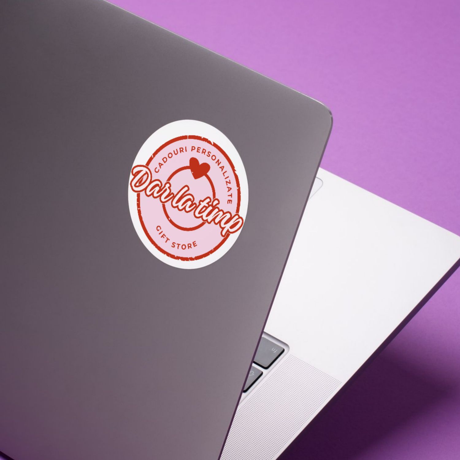 Sticker personalizat rotund