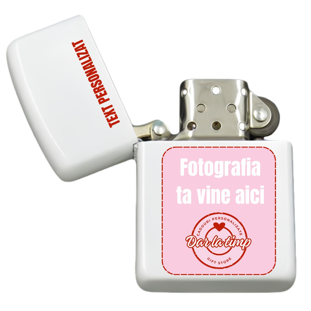 Brichetă personalizată cu fotografie și mesaj