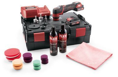 accu-polijstmachine 10,8 V, roterend en excentrisch vrijlopend + Accesoires