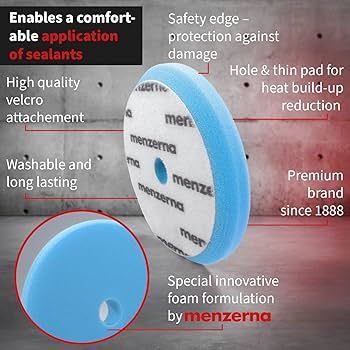MENZERNA BLUE WAX PAD 150MM