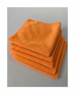 MICROVEZELDOEK ORANJE 40 X 40 CM PER 100 STUKS