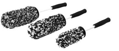 WHEEL BRUSH SET 3 STUKS SMALL/MEDIUM/LARGE