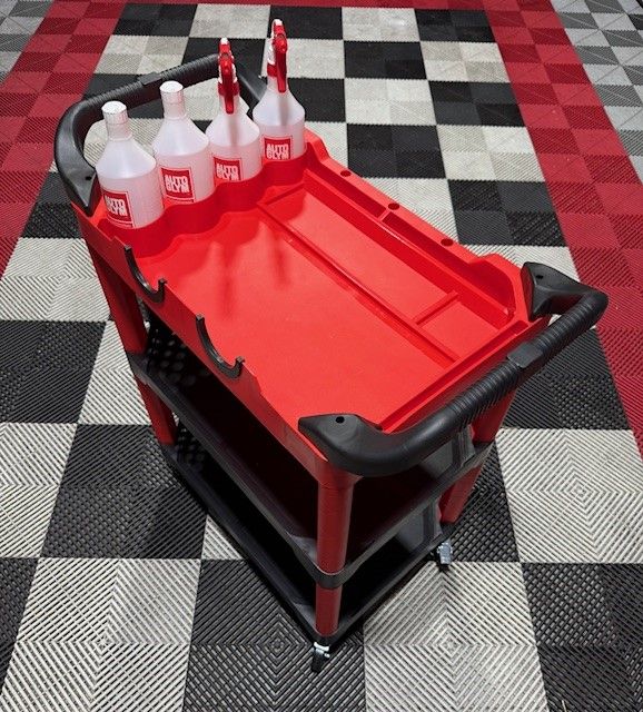 WERKWAGEN  MOBIEL ROOD/ZWART