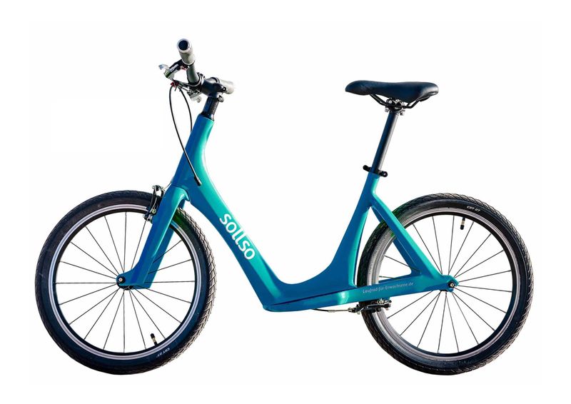 sollso elan – Laufrad aus Carbon (Cyan)