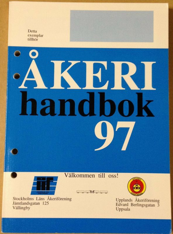 Åkeri handbok 97