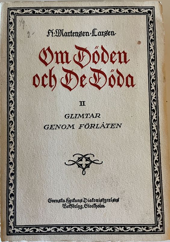 Om Döden och De Döda II - H Martensen-Larsen