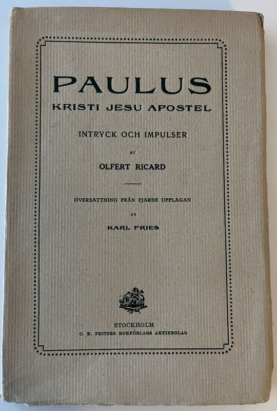 Paulus Kristi Jesu Apostel - Olfert Ricard