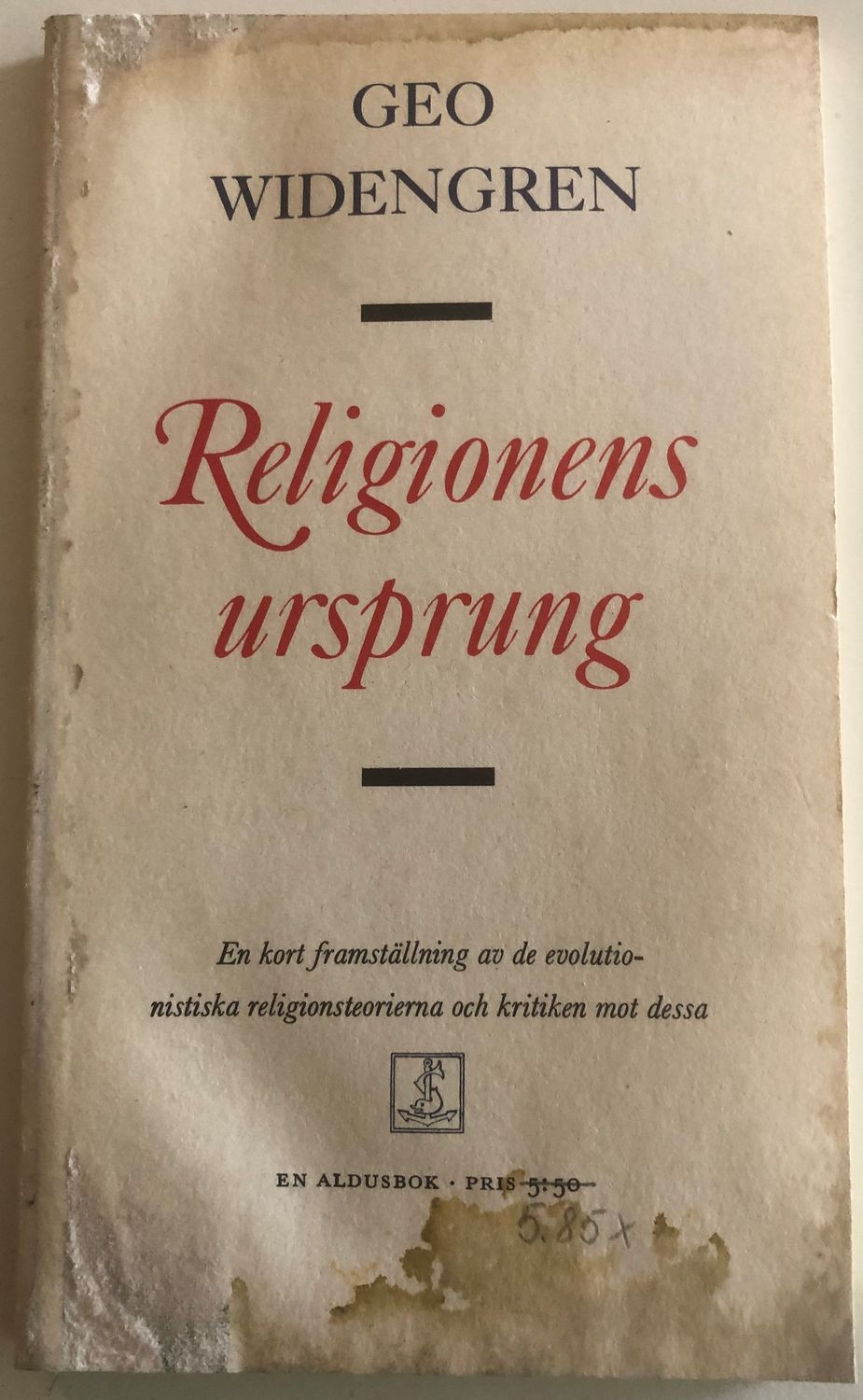 Religionens ursprung - Geo Widengren