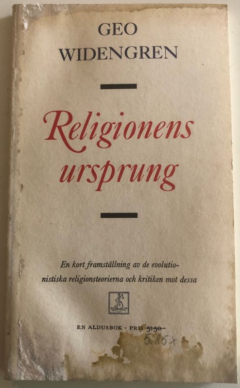 Religionens ursprung - Geo Widengren