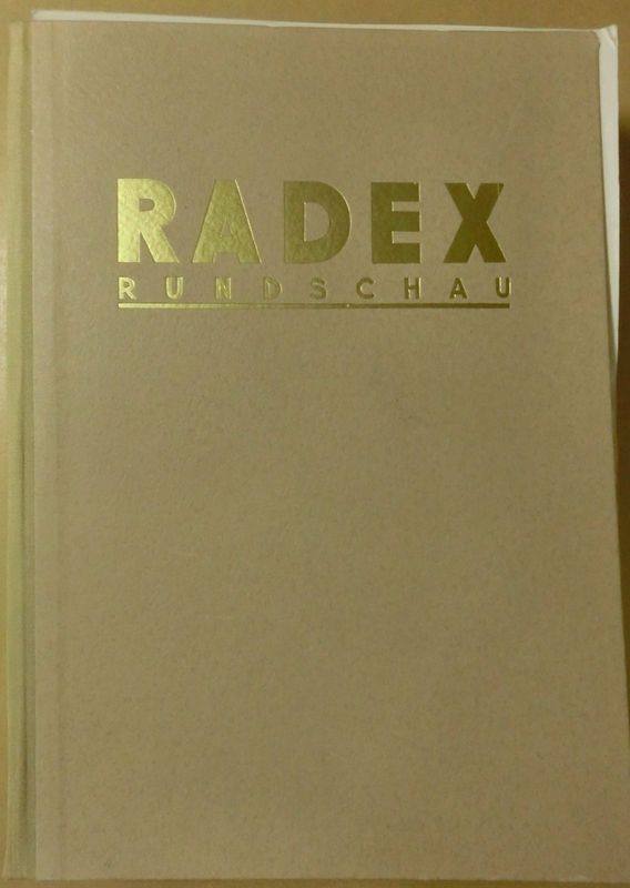 Radex rundschau Jahrgänge 1952 - 1953