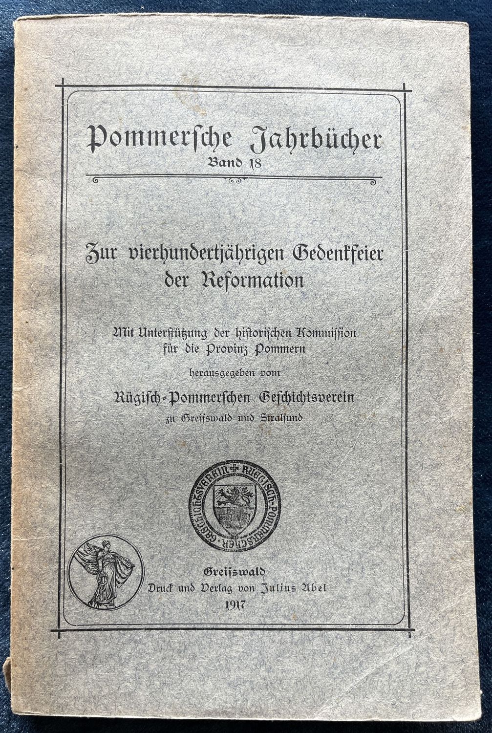 Pommersche Jahrbucher Band 18