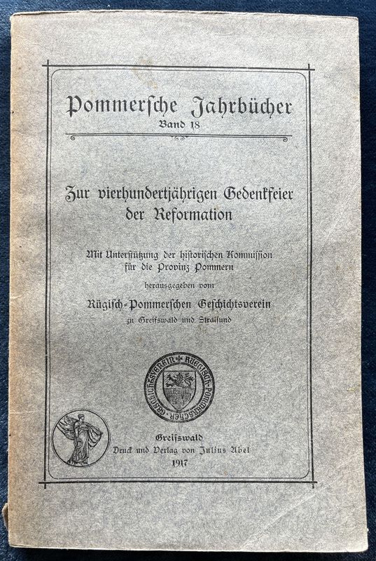Pommersche Jahrbucher Band 18
