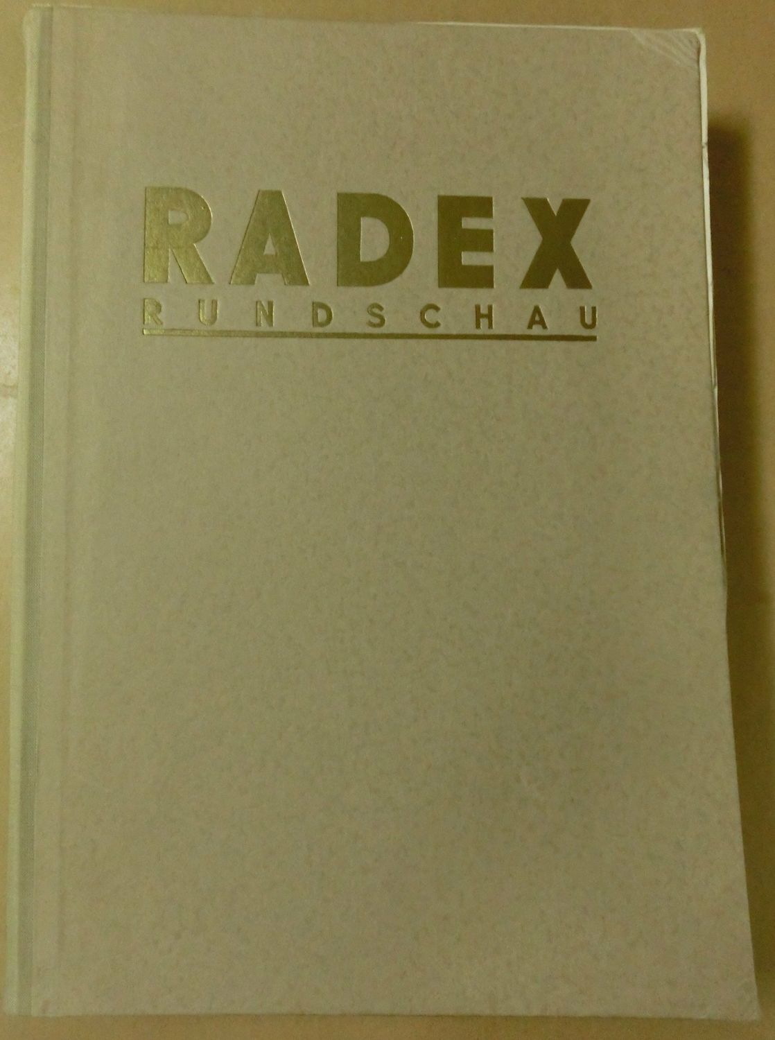 Radex rundschau Jahrgänge 1950 bis 1951
